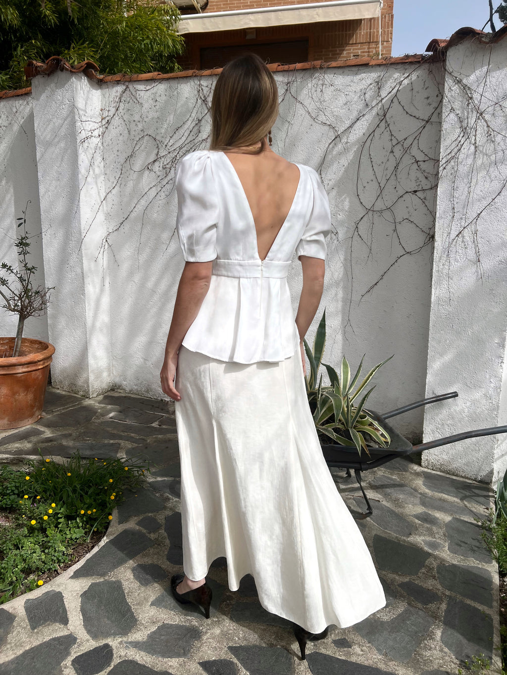 Blusa Sofía Blanco BAJO PEDIDO