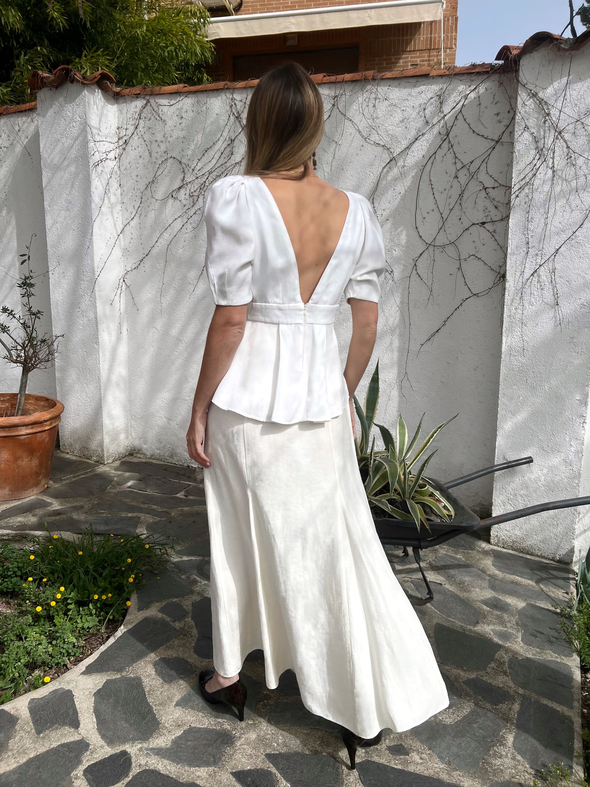 Blusa Sofía Blanco BAJO PEDIDO