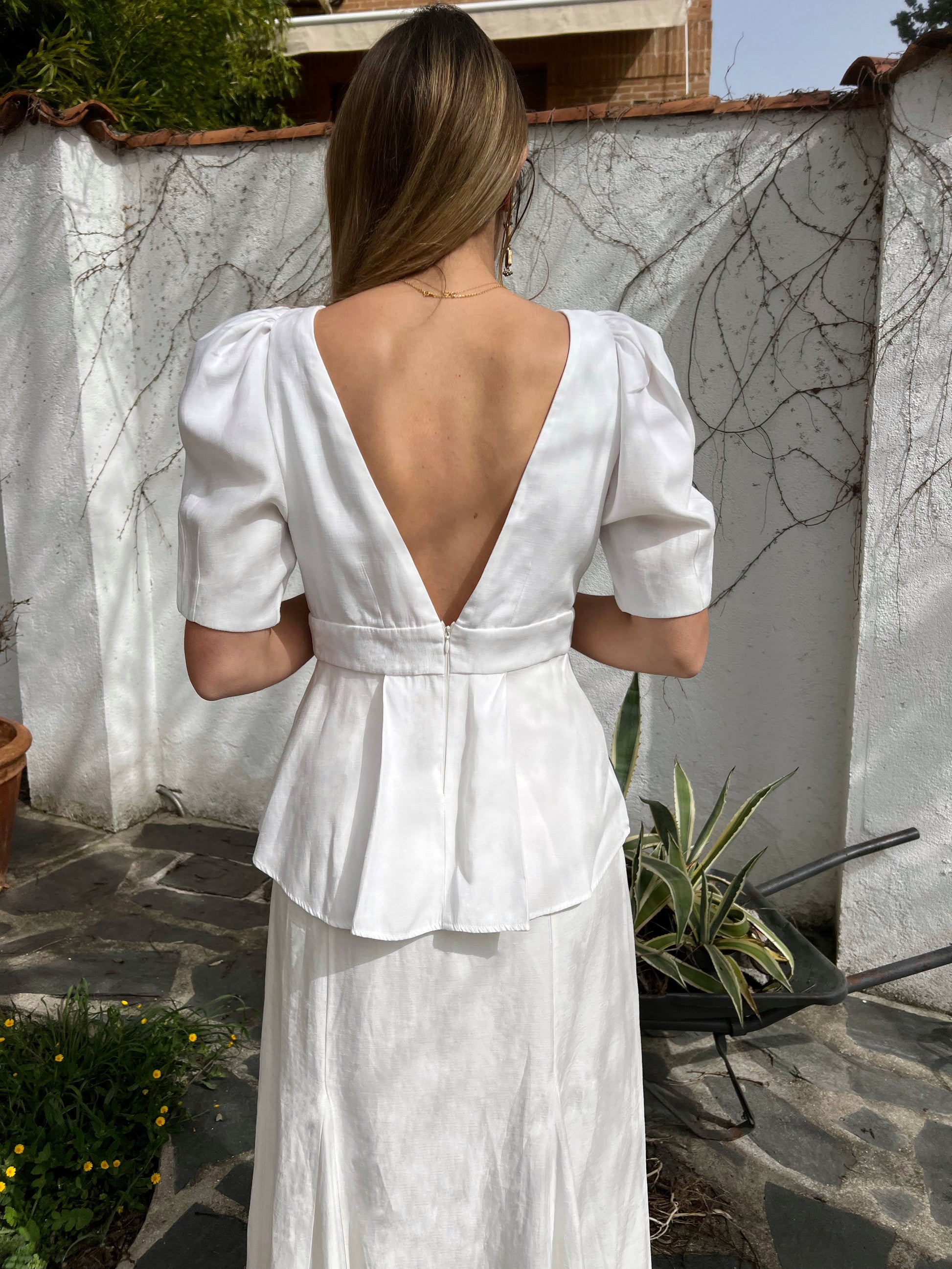 Blusa Sofía Blanco BAJO PEDIDO