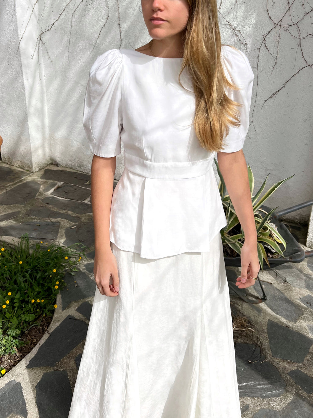 Blusa Sofía Blanco BAJO PEDIDO