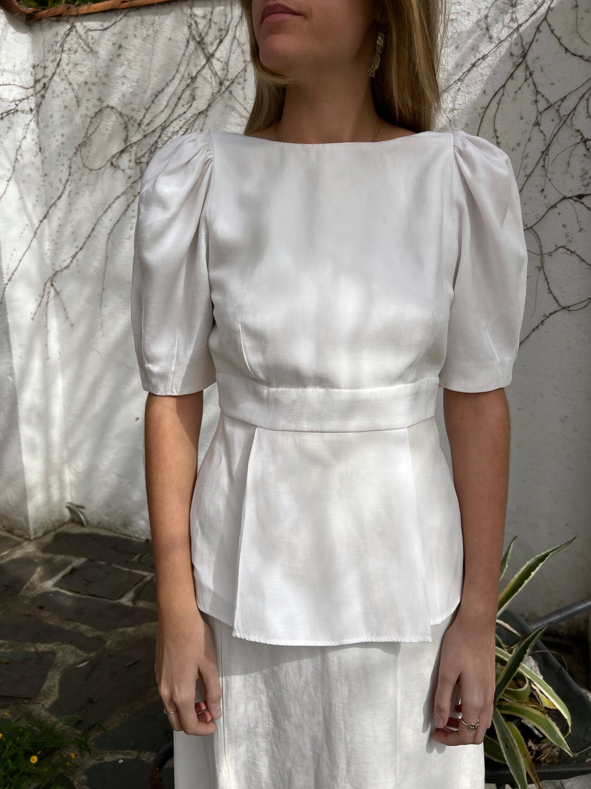 Blusa Sofía Blanco BAJO PEDIDO