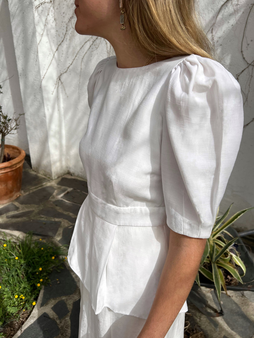 Blusa Sofía Blanco BAJO PEDIDO